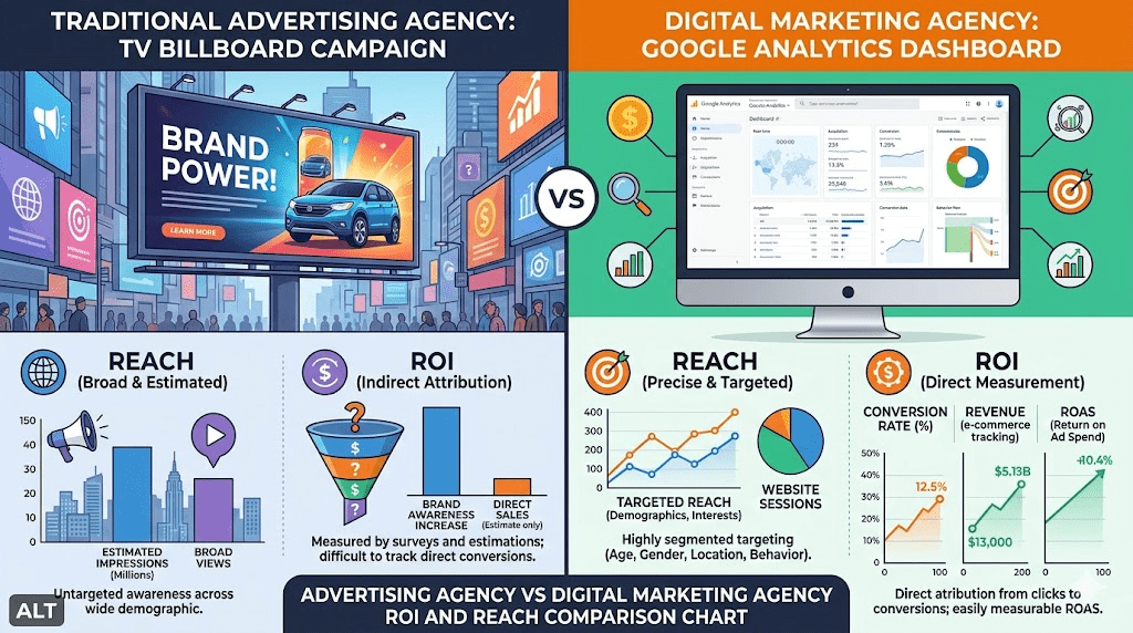 Advertising Agency vs Digital Marketing Agency